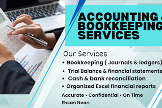 do bookkeeping and financial reporting for small businesses