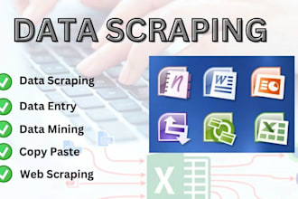 do web scraping, data extraction, data mining