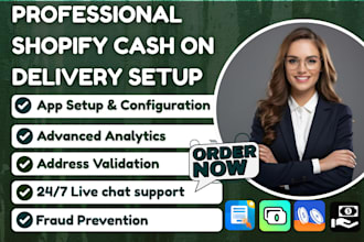 setup shopify cash on delivery releasit easysell payflow nex rubix easycod snap