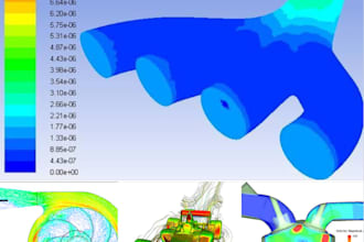 do fea and cfd analysis for various mechanical engineering projects