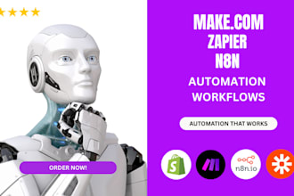automate workflows zapier make come n8n automation crm shopify hubspot expert