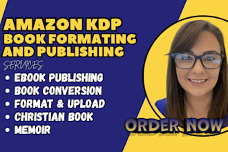 convert format translate and publish your christain ebook for amazon KDP upload
