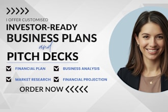write a strategic business plan and pitch deck for startups