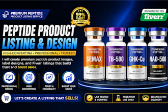 do product label design, peptide sarms, peptide vial label