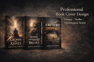 design a custom artistic book cover
