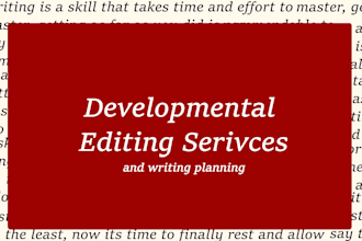 do a developmental edit pass on your manuscript