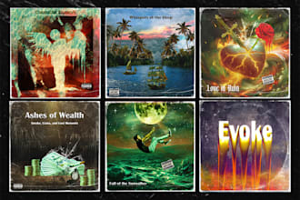 design unique album cover and music artwork