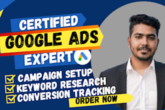 set up google ads adwords PPC and display campaigns