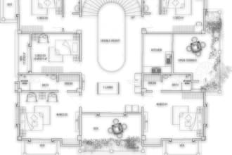 draw your architectural floor plan in autocad 2d draft