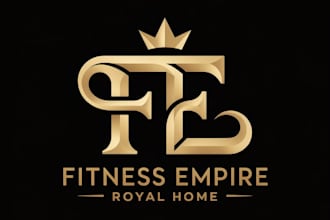 design a custom professional and unique logo for your brand
