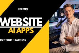 develop a modern website, web application or saas platform