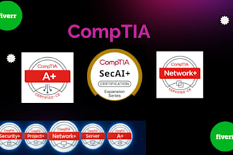 give you comptia certificate live support