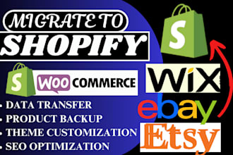 shopify store migration copy clone transfer woocommerce sqaurespace to shopify