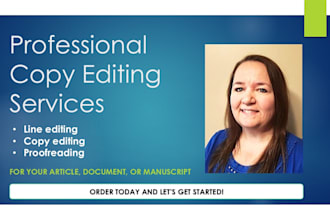 copy edit and proofread your articles, blogs, or documents