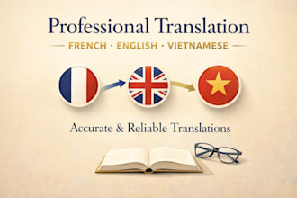 translate french, english and vietnamese