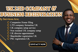 register UK ltd, companies house filing, non resident startup business