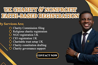 do UK charity nonprofit registration with charity commission, cio, ltd, vat, cic