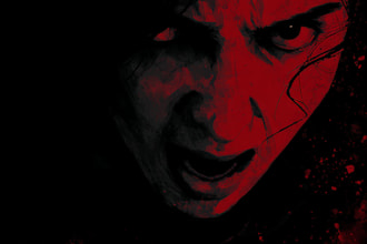 draw a horror style illustration, artwork, cover