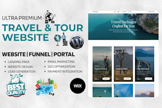 design travel agency tour website generate tour leads create travel marketing