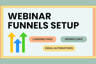 build ghl webinar funnel in gohighlevel