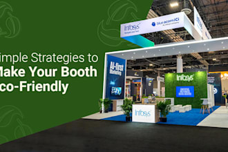 design trade show booth graphics, backdrops, banners