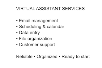 reliable virtual assistant for admin tasks