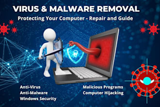 remove virus malware and fix your slow windows PC