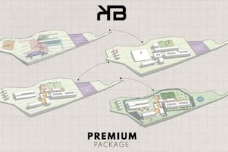 design your architectural concept and layout as a professional architect