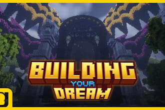 build fantasy, medieval, or modern minecraft structures