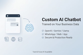 build ai chatbots, voice ai agents on custom data