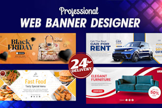design stunning web banner, shopify banner, hero image, etsy and facebook cover
