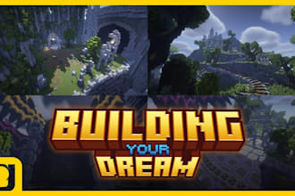 minecraft spawns, hubs, and themed structures