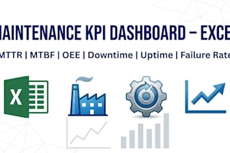 create a maintenance KPI dashboard to reduce downtime and improve reliability