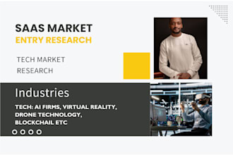 deliver a saas market entry research report for your tech company