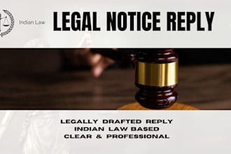 draft a professional legal notice reply under indian law