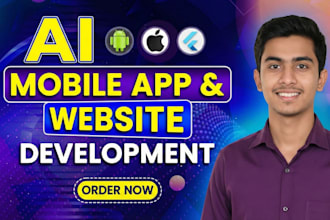 do ai website development, ai web application, ai saas as ai developer