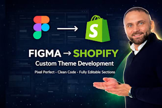 convert figma to shopify website, custom shopify development