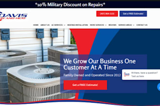design wix hvac website hvac installation website furnace repair website