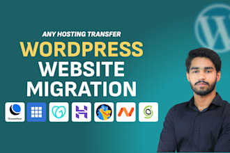 transfer backup migrate wordpress website to any hostinger, siteground, wpengine