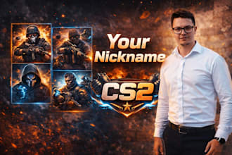 design professional ai gaming avatars or logo, anything