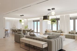 render rococo apartment,duplex interior remodel,unit house,spacious room cgi,dwg