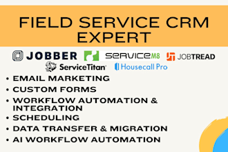 setup jobber hcp servicetitan data migration buidertrend jobtread quickbook