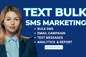 send bulk SMS marketing and promotional text messages to your business