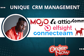 setup redtail crm, kommo, mojo, connecteam, attio, elfsight, realscout, thryv