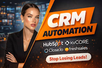 automate freshsales salesmate hubspot rei reply close io kvcore crm integration
