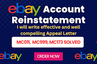 do ebay reinstatement ebay mc011 or mc999 appeal letter ebay suspension