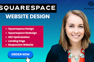 design or redesign a modern squarespace website that converts