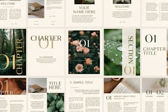 design minimalist editable canva ebook, workbook,worksheet, planner for etsy,kdp