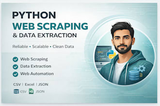 python web scraping, data scraping and data extraction