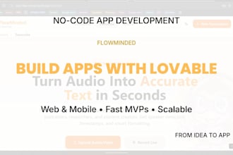 build professional apps fast with lovable no code platform